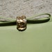 Adorable Vintage lime green clutch handbag purse with bow and gold clasp