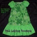St. Patrick's Day Peasant Style Dress Size 3