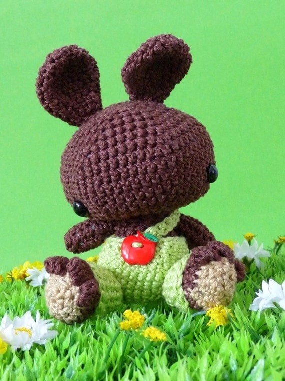 Amigurumi pattern Moritz the brown bunny INSTANT DOWNLOAD