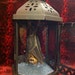 Taxidermy Bat in Lantern Curio