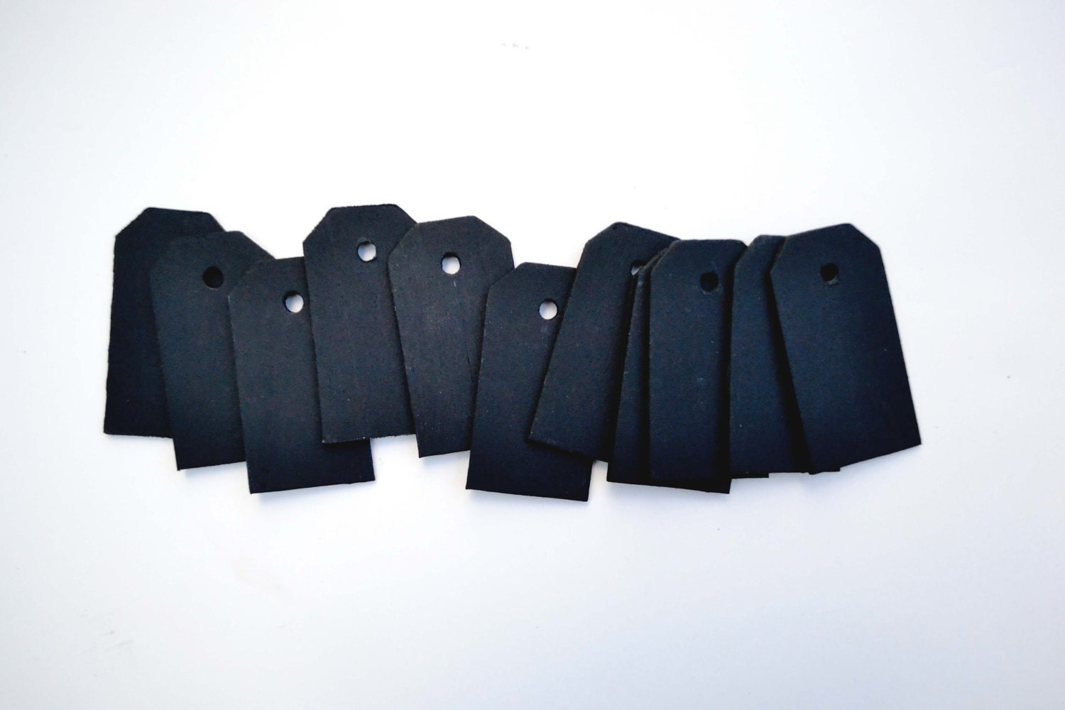 chalkboard tags large plain set of 12