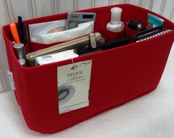 fits LV Speedy 30 / Purse Insert ORGANIZER SHAPER / Sturdy & Durable / 11" x 6" x 6"H / With Stiff Wipe-Clean Bottom / You Choose the Color