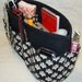 Purse organizer insert with ENCLOSED BOTTOM / Aloe Black / Extra STURDY / Available in 5 sizes / Lots of pockets to keep all of your items organized / change purses in a flash / Check out my shop for more styles, sizes and colors
