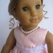 American Girl Doll Clothes Pink Taffeta Dress
