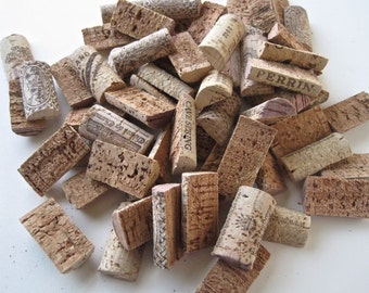 Natural Wine Corks Precut 60 pieces 4 - 4.5cm - Used Bottle Corks Cut
