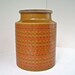 Biscuit Jar - Cookie Container Hornsea Saffron Pattern- Ceramic Canister