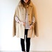 Perfect 1960s Camel Wool Cape