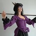 Complete Steampunk Gown Set (Jacket and Skirt, Blouse, Underskirt)