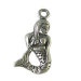 Bali Oxidized Sterling Silver Mermaid Charm