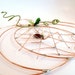 Copper Pumpkin With Spider Web and Spider