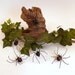Small Black Widow Spiders Handmade Five Hanging Perfect Gift for Entomologists and Bug Lovers
