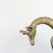 majestic india brass giraffe figurine - gold toned - patina - jungle - safari
