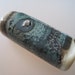 GUACHIMONTONES Pyramid 1 - 1 Handmade Lampwork Glass Focal Bead - Inv197