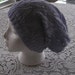Slouchy Beanie Dreads Hat Lavender Cotton Lace