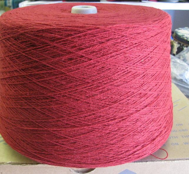Machine Knitting Cone Yarn Bright Cranberry 2/17 Acrylic