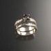 Mystic Topaz Wedding set, Sterling, Any size