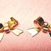 Gold Plated Bow Charms 25pcs