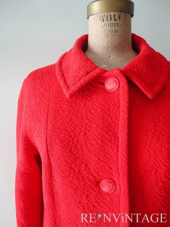 reserved...vintage CHERRY JUBiLEE red winter coat