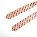 vintage 1940s bow tie : CANTALOUPE adjustable neck