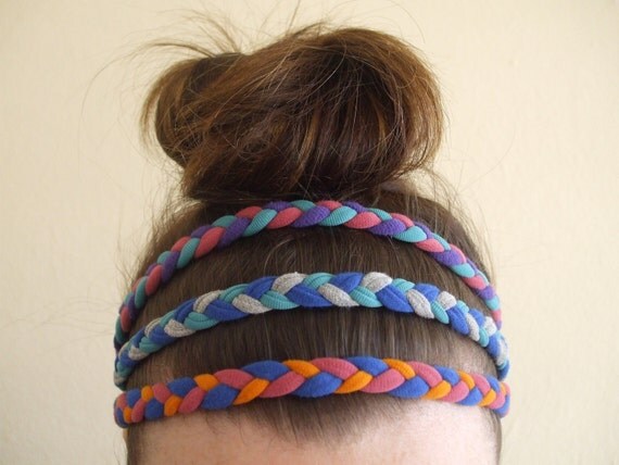 multicolored headbands