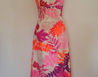 Beautiful Sexy Hawaiian Dress Skirt In Bright by VintageEclectica