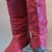 My Red Cow Boots