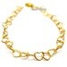 Heart Chain Bracelet 6mm - beautiful romantic jewellery delicate love heart jewelry minimal jewelry golden chain szeya designs