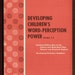 1954 Developing Children's Word-Perception Power Grades 1-3 Rare Dick and Jane Teachers Book