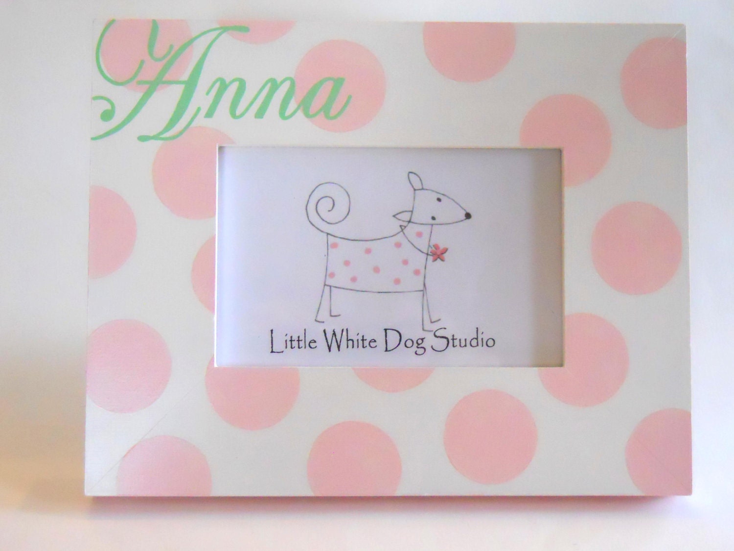 Personalized HandPainted Picture Frame Girl