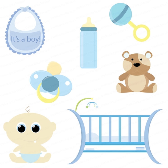 Items similar to Its a Boy Clip Art Design Package on Etsy