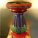 Candle stick Hand painted Baroque Rococo Ceramic Column