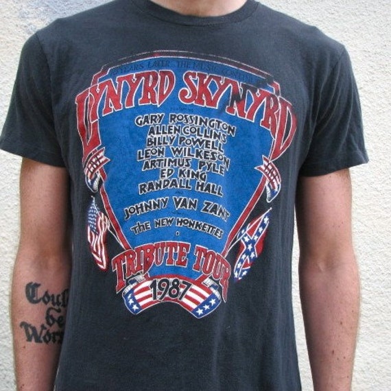 lynyrd skynyrd t shirts vintage