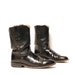mens size 9 JUSTIN black leather 70's ROPER motorcycle boots