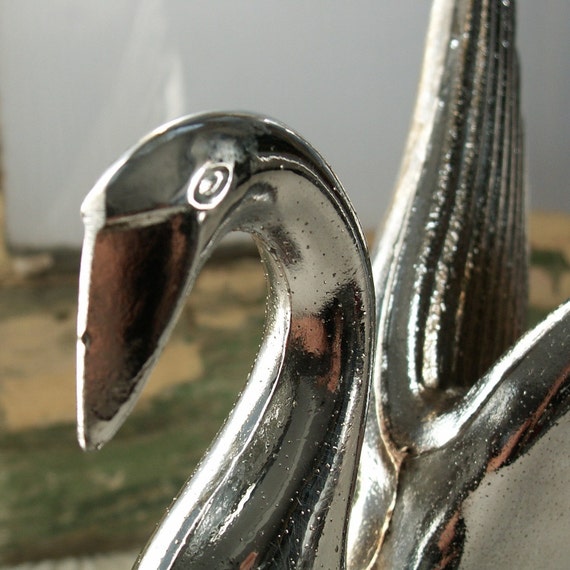 Vintage Swan/Bird Hood Ornament
