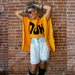 80s Mall Talk Oversized Top by DIANA JOY
