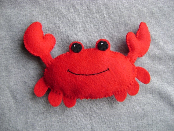 red crab stuffed animal