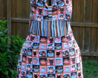 Java Halter Apron