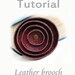 Tutorial Leather brooch PDF