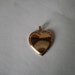 Vintage Monet Goldtone Heart Pendant Charm