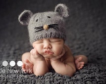 <b>...</b> newborn props, <b>Little Mouse</b> grey mohair hat newborn size. - il_214x170.279849852