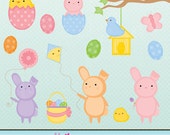 Sweet Spring Cute Digital Clipart for Card Design, Scrapbooking, and Web Design Il_170x135