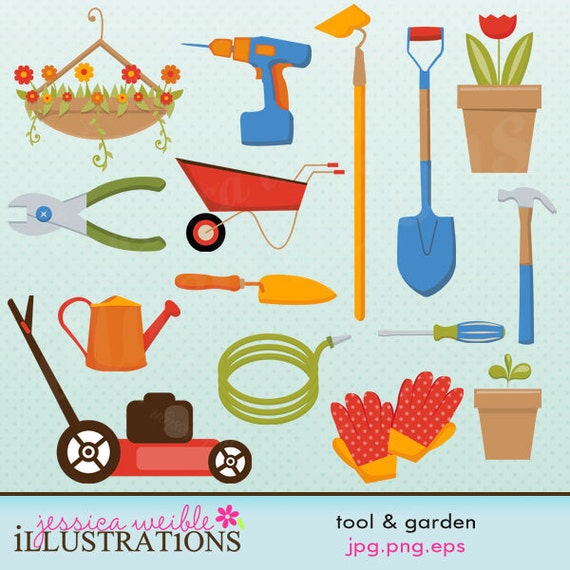 clipart gardening tools - photo #48