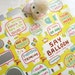 Say Balloon Stickers - Map of Yellow Street (2 sheets)