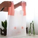 Pink-White Rabbit Plastic Bag set (15 bags)