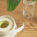 Natural Lace Fabric Decor Tape 05. Beige (adhesive)