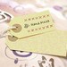 Standard Gift Tag - Pale Yellow / S (50 tags) with ring sticker