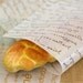 Brown Letters Wax Paper (25 sheets)