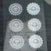 Lace Doily Sticker for Hand-Made Products (16 EA)