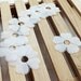 White Flower Clear Ties (20 pcs)