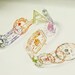 World Stamp Pattern Transparent Decor Tape 1.6 inch (adhesive)